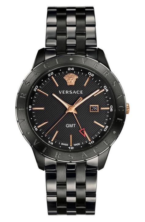 versace men's univers 43 mm w bracelet strap two tone|Versace Men's watch Univers 43 mm VE2C002 21 .